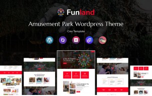 Funland - Amusement Park Multipurpose Responsive WordPress Theme