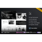 Inkology - Tattoo Studio And Body Art WordPress Elementor Responsive Multipurpose Theme
