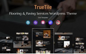 truetile - Flooring And Paving Services Multipurpose Responsive WordPress Theme