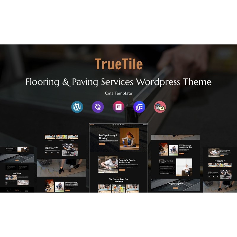 truetile - Flooring And Paving Services Multipurpose Responsive WordPress Theme
