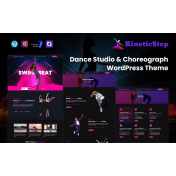KineticStep &ndash; Dance School, Studio & Choreography WordPress Theme
