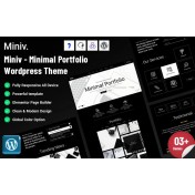 Miniv - Minimal Portfolio WordPress Theme