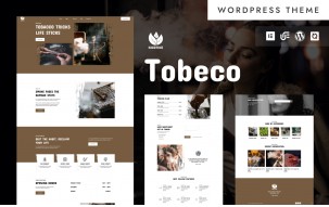 Nicotine - Tobacco, Cannabis And Smoking WordPress Elementor Theme