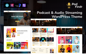PodFindr &ndash; Podcast & Audio Streaming WordPress Theme