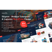 Shipton &ndash; Shipping, Cargo, Transport And Logistic Services WordPress Theme.