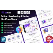 Softzo - Saas Landing & Startup WordPress Theme