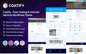 Coatify &ndash; Floor Coating & Concrete Services WordPress Theme