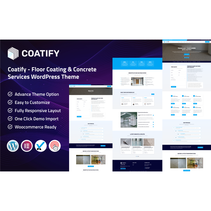 Coatify &ndash; Floor Coating & Concrete Services WordPress Theme