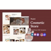 Noir&eacute; - Beauty Cosmetics and Makeup SkinCare WordPress Elementor Theme