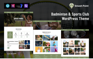 SmashPoint &ndash; Badminton & Sports Club WordPress Theme