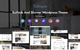 Tubique - Bathtub , Bath Tap And Shower Plumbing Services Multipurpose Responsive WordPress Theme