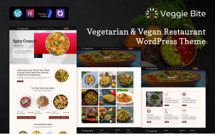 VeggieBite &ndash; Vegetarian & Vegan Restaurant WordPress Theme