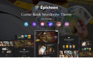 Epictoon - Comic Book Store Multipurpose Responsive WordPress Theme