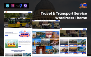 GlobeRide &ndash; Travel & Transport Service WordPress Theme