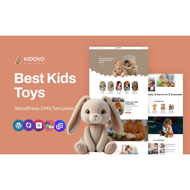 kidovo -Kids Toys Multipurpose WordPress Elementor Theme