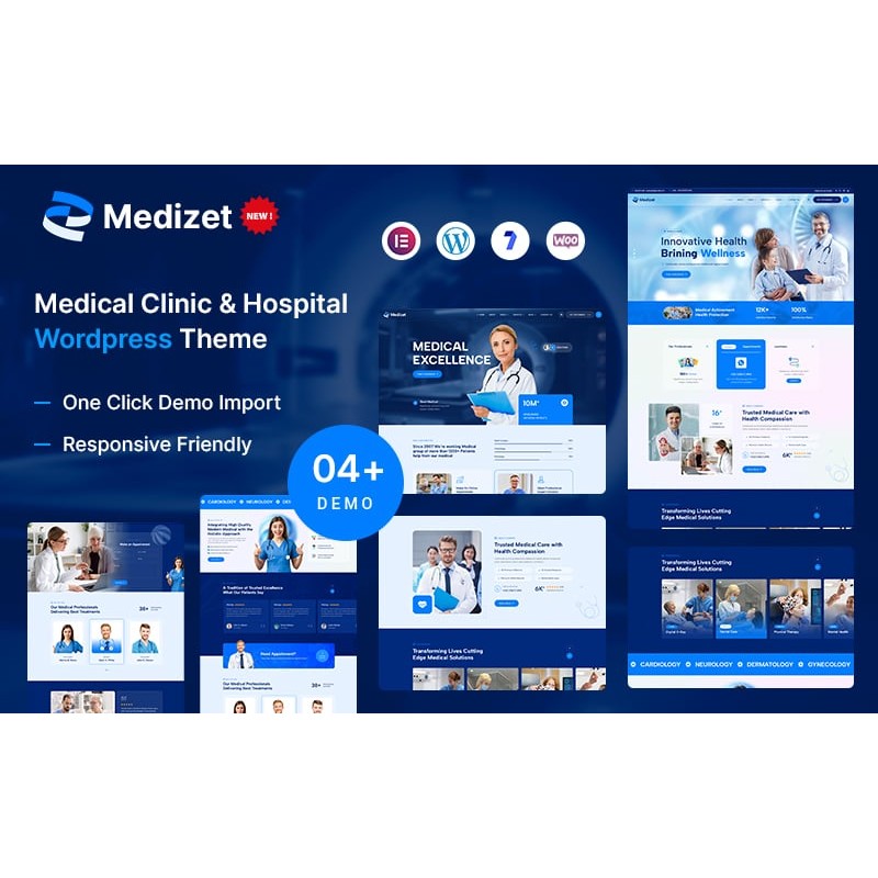 Medizet &ndash; Medical & Clinic Elementor WordPress Theme