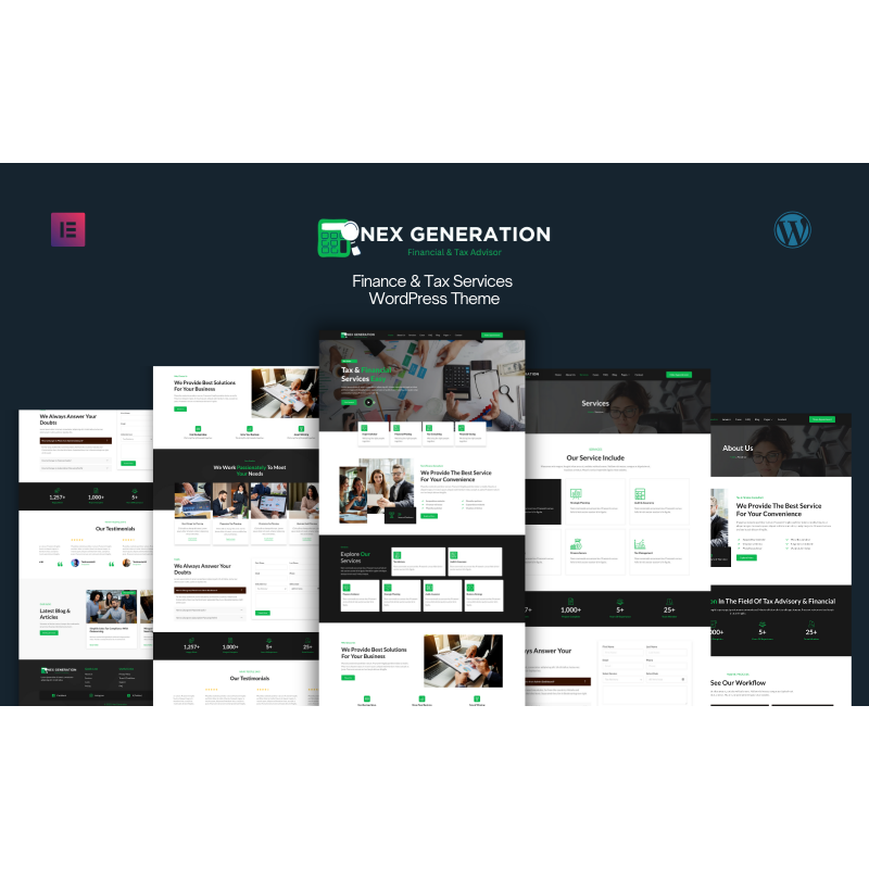 NexGen - Tax & Finance Services WordPress Theme