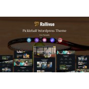 Rallivue - Pickleball Club Multipurpose Responsive WordPress Theme