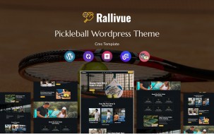 Rallivue - Pickleball Club Multipurpose Responsive WordPress Theme