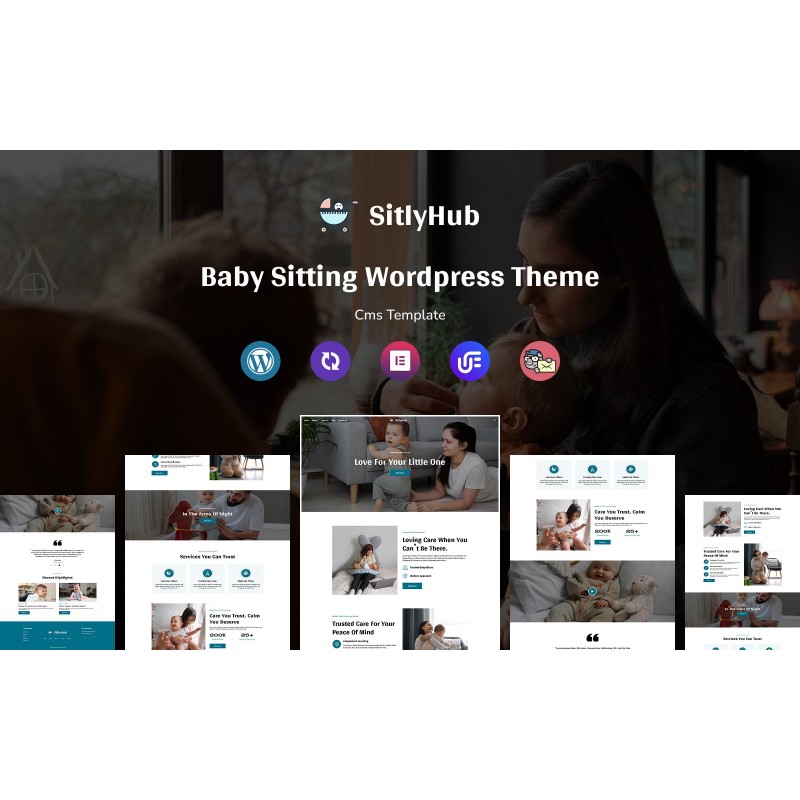SitlyHub - Baby Care And Sitter Multipurpose Responsive WordPress Theme