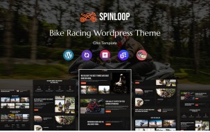 Spinloop - Bike Racing Club Multipurpose Responsive WordPress Theme