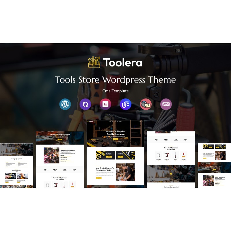Toolera - Tools Store Multipurpose Responsive WordPress Theme