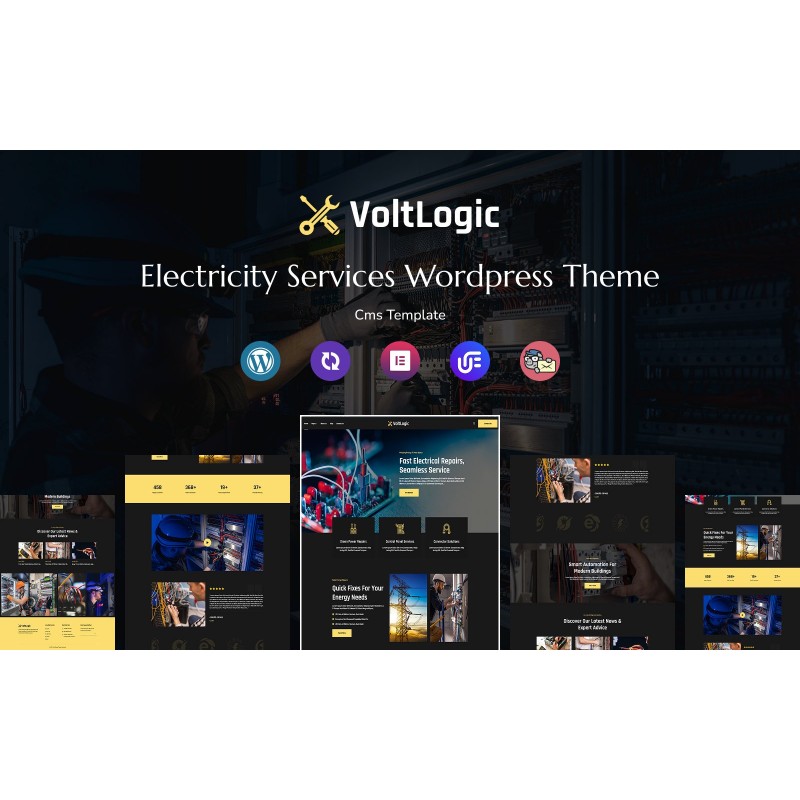 Voltlogic - Electricity Services Multipurpose Responsive WordPress Theme
