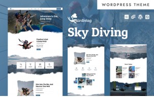 Airdiving - Paragliding, Skydiving & Adventure WordPress Elementor Theme