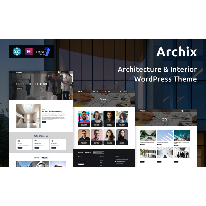 Archix &ndash; Modern Architecture & Interior WordPress Theme