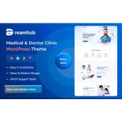 DreamHub - Medical & Doctor Clinic WordPress Theme