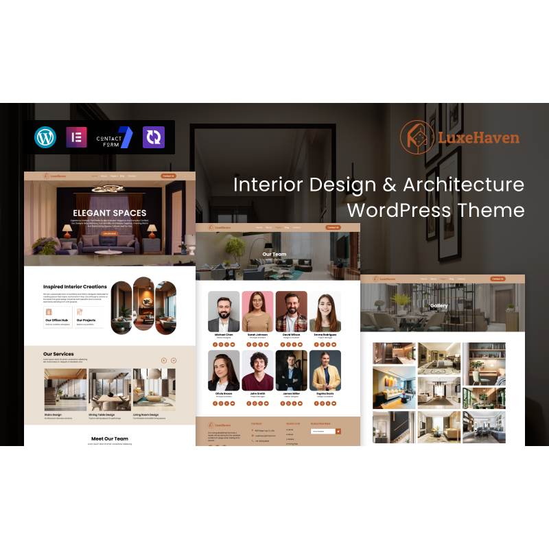 LuxeHaven &ndash; Interior Design & Architecture WordPress Theme