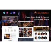 SoundSphere &ndash; Music, Band, Artist & Concert WordPress Theme