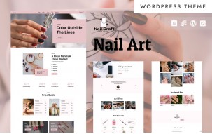 Nail Craft - Nail Salon with Great Widgets WooCommerce WordPress Elementor Theme