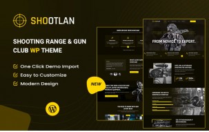 Shootlans &ndash; Shooting Range & Gun Club WordPress Theme
