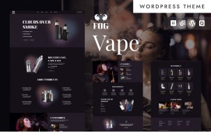 Fog - Cigars & Tobacco Vape Woocommerce WordPress Elementor Theme