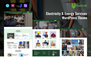EcoVolt &ndash; Electricity & Energy Services WordPress Theme