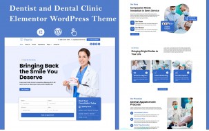 Pearlix - Dentist and Dental Clinic Elementor WordPress Theme