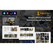 RapidFire &ndash; Military, Paintball & Airsoft Adventure WordPress Theme