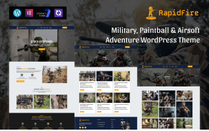 RapidFire &ndash; Military, Paintball & Airsoft Adventure WordPress Theme