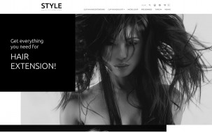 Hair and Beauty Salon Shop Template