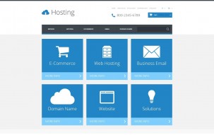 Hosting Responsive Shop Template