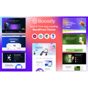 Boostly &ndash; AI SaaS and Tech Startup Landing WordPress Theme