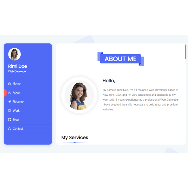 Euzan - Personal Portfolio WordPress Theme