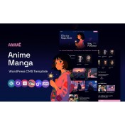 Anime - Anime, Manga Multipurpose WordPress Elementor Theme