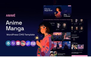 Anime - Anime, Manga Multipurpose WordPress Elementor Theme