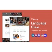 Fluent - Language Center And Training Courses WordPress Elementor Theme