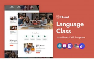 Fluent - Language Center And Training Courses WordPress Elementor Theme
