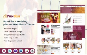 PureBliss - Wedding planner WordPress Theme