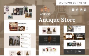 Antico - Antique Collectibles And Curiosities Woocommerce WordPress Elementor Theme