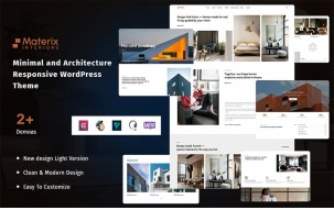 Materix &ndash; Minimal and Architecture Responsive WordPress Theme